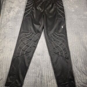 Hummel Men's Goalkeeper Soccer Pants Padded Black XL Training Athletic